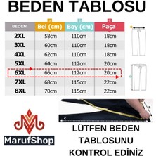 Maruf Shop Erkek Büyük Beden 118-156 Kilo Arası Için Uygun Likralı 2 Iplik Eşofman Alt