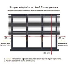 Özel Jaluzi Antrasit Blackout (Karartma) Stor Perde
