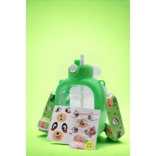 M&B Water Bottle Sevimli Ayıcıklı Matara Renkli Çocuk Suluk