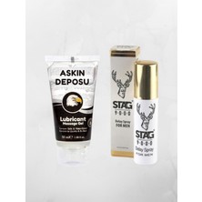 Aşkın Deposu Kayganlaştırıcı Jel 50 ml + Stag Sprey