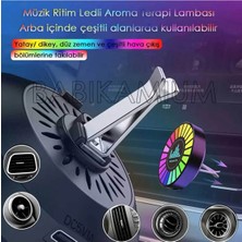 Led Alemi Rgb Sese Duyarlı Ritim Animasyonlu Müzik Ekolayzer 22 Ledli Şarjlı Kokulu LED Disk