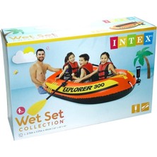 Vardem Oyuncak IB58332 Explorer Şişme Bot 300  186KG -Intex