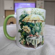 Mugs And Love Pazar Kahvaltısı Vintage Baskı Büyük Boy Kupa