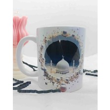 Mugs And Love 3D Cami Baskı Büyük Boy Kupa