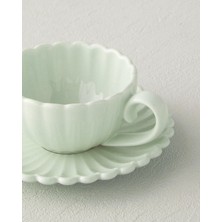 English Home Fiore New Bone China Kahve Fincan Takımı Mint