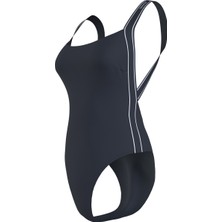 Tommy Hilfiger Lacivert Kadın Mayo Scoop Back One Pıece, C1G UW0UW0535