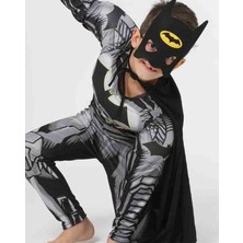 Masal Maskeli Kaslı Batman Kostüm