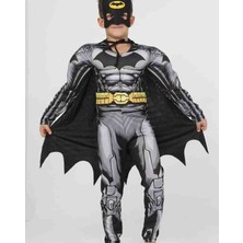 Masal Maskeli Kaslı Batman Kostüm