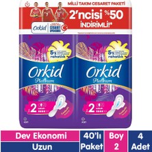 Orkid Platinum Uzun Ped 40X4 160 Adet