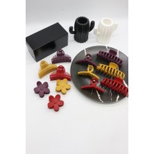 Dzc Kuzenler Avm Toka Seti Mandal Toka Seti 12 Parça Kırmızı Sarı Mor