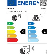 Debica 175/65 R14 86T Xl Passıo 2 Oto Yaz Lastiği (Üretim Yılı: 2024)