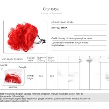 Bukongjun Komik Dalgalı Evcil Hayvan Peruk Başlığı (Yurt Dışından)