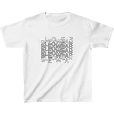 Tarz Yeri Çocuk Baskılı T-Shirt - Beyaz