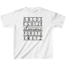 Tarz Yeri Çocuk Baskılı T-Shirt - Beyaz