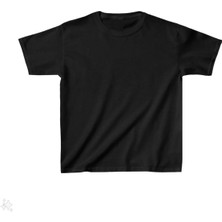 Lavinia Boutiques Çocuk Unisex Basic T-Shirt - Siyah