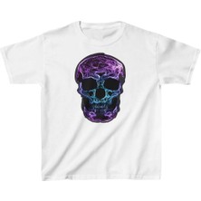 Tarz Yeri Unisex Çocuk Baskılı T-Shirt - Beyaz