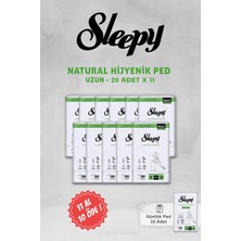 Sleepy Natural Hijyenik Ped Uzun 20 Adet 11 Al 10 Öde ve Günlük Ped Uzun 32 Adet