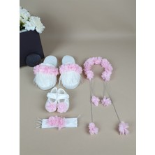 Ana Kuzusu Özel Tasarım Lohusa Taç Terlik Seti 4LTT05