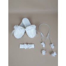 Ana Kuzusu Özel Tasarım Lohusa Taç Terlik Seti 1LTT80