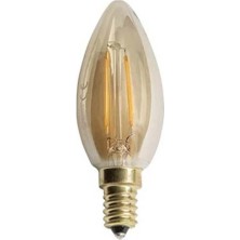 Cata 4W Rustik LED Bujı Ampul (E-14) (Amber) Cat CT-4280