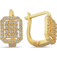 ÇGK KUYUMCULUK Taşlı Altın Küpe CGKKP012