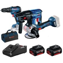 Bosch Gsr 180-Lİ + Gws 180-Lİ + Gbh 180-Lİ Profesyonel 3'lü Set