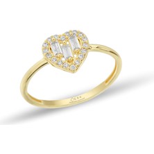 ÇGK KUYUMCULUK Kalpli Altın Yüzük YZKKCGK017