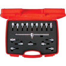 İzeltaş Lokmalı Allen Uç ve Star Torx Uç Takımı 1 2” 17 Parça 1113 00 6017