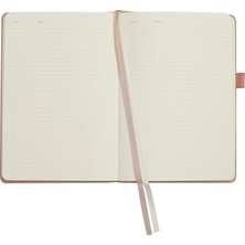 Victoria's Journals Sert Kapak Planlayıcı Noktalı Defter 14 x 20 cm Pembe