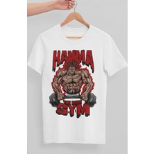 Fuddy Moda Oversize Baki Hanma Baskılı T-Shirt, Unisex Anime Baskılı Tişört