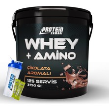 Protein Zamanı Whey + Amino Protein Tozu 3750 Gram 125 Servis - Shaker Hediyeli