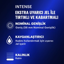 Durex Intense 30'lı Uyarıcı Jelli ve Tırtıklı Prezervatif