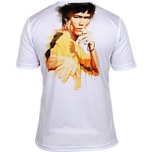 Dosmai Dijital Baskılı Bruce Lee Bisiklet Yaka Spor T-shirt Sbt136