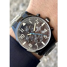 Daniel Klein Çelik Kordon Fonksiyonlu Siyah Erkek Kol Saati