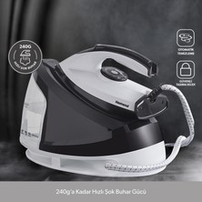 Homend Steamwork 1167H Buhar Kazanlı Ütü Siyah Beyaz 2400 W