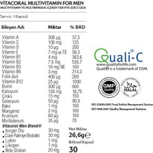 Multivitamin For Men Bitkisel Kapsül 30'lu