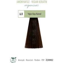 Organica Krem Boya - 6.0 Yoğun Koyu Kumral 100 ml