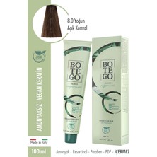 Organica Krem Boya 8.0 Yoğun Açık Kumral 100 ml