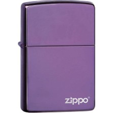 Zippo High Polish Purple Logo Çakmak