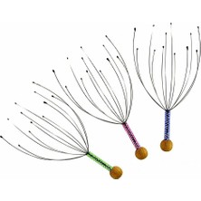 Wakela Kafa Derisi Rahatlatıcı Baş Masaj Aleti Ahtapot Şekli Çok Renkli 1 Adet (Yurt Dışından)