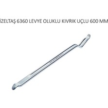 Izeltaş Levye Oluklu Kıvrık Uçlu 6360 26 0600