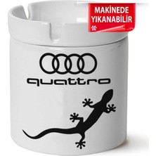 Audi Quattrobaskılı Porselen At-Söndür Küllük (Kl-Otmbl-Audi)