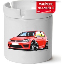 Vw Golf 7 Baskılı Porselen At-Söndür Küllük (Kl-Otmbl-Vw)