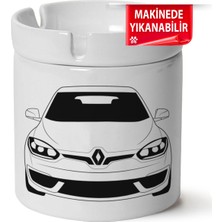 Megane 3 Baskılı Porselen At-Söndür Küllük (Kl-Otmbl-Rnlt)