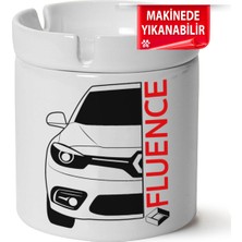 Fluence Baskılı Porselen At-Söndür Küllük (Kl-Otmbl-Rnlt)