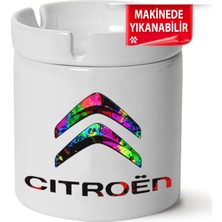 Citroen Logo Baskılı Porselen At-Söndür Küllük (Kl-Otmbl-Ctrn)