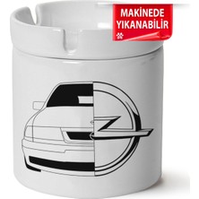 Opel Vectra A Baskılı Porselen At-Söndür Küllük (Kl-Otmbl-Opl)