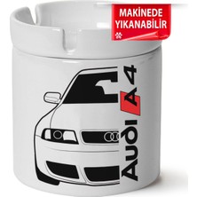 Çakılap Audi A4 Mk1 Baskılı Porselen At-Söndür Küllük (Kl-Otmbl-Audi)