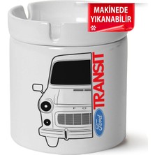 Çakılap Ford Transit Baskılı Porselen At-Söndür Küllük (Kl-Otmbl-Frd)