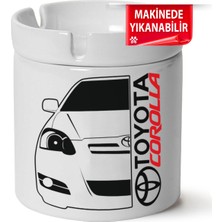 Toyota Corolla E120 Baskılı Porselen At-Söndür Küllük (Kl-Otmbl-)